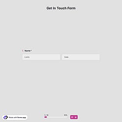 Get In Touch Form Template