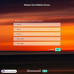 Müşteri Geri Bildirim Formu Şablonu