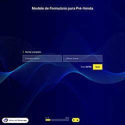 Modelo de Formulário para Pré-Venda