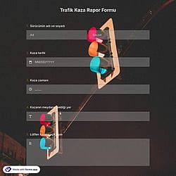 Trafik Kazası Rapor Formu Şablonu