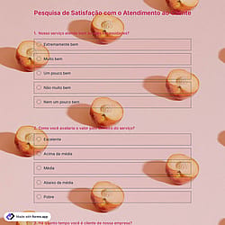 Modelo de Pesquisa de Satisfação do Atendimento ao Cliente