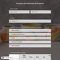 Modelo de Pesquisa de Satisfação da Empresa