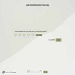 Job Satisfaction Survey Template