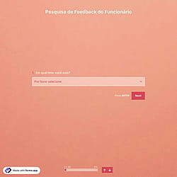 Modelo de Pesquisa de Feedback de Funcionários