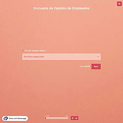 Plantilla de encuesta de opinión para empleados