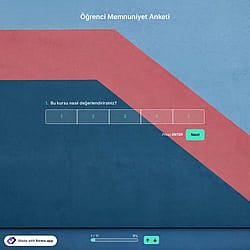 Öğrenci Memnuniyeti Anketi Şablonu