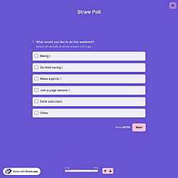 Straw Poll Template