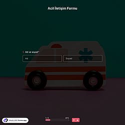 Acil İletişim Formu Şablonu