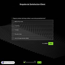 Modèle de Enquête de Satisfaction Client