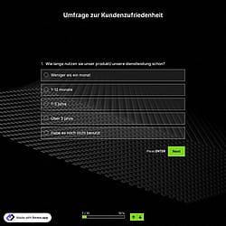 Vorlage für eine Umfrage zur Kundenzufriedenheit