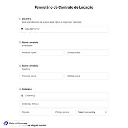 Modelo de Contrato de Locação