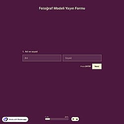 Fotoğrafçılık Model İzin Belgesi Şablonu