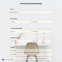 Formular Raummietvertrag