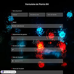 Formulaire de Plainte RH