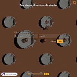 Plantilla de formulario de evaluación de empleados
