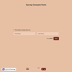 Survey Consent Form Template