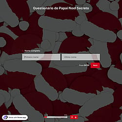 Questionário de Papai Noel Secreto