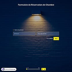 Formulaire de Réservation de Chambre