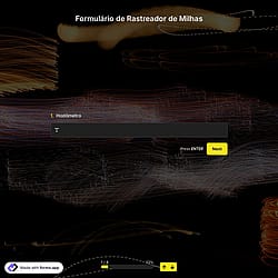 Formulário de Rastreador de Milhas
