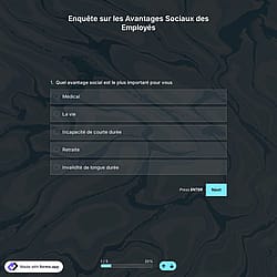 Enquête sur les Avantages Sociaux des Employés