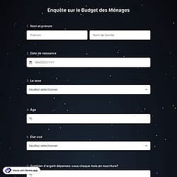 Enquête sur le Budget des Ménages