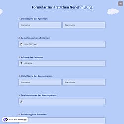 Medizinisches Vollmachtsformular