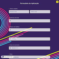 Formulário de Aplicação