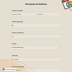 Formulario de Solicitud