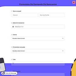 Formulaire De Demande De Rencontre
