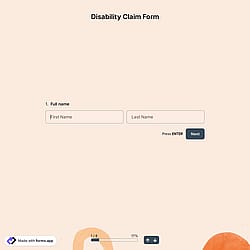 Disability Claim Form