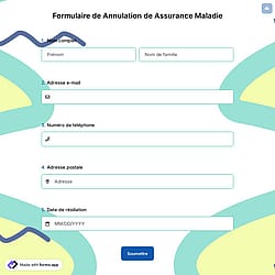 Formulaire de Annulation de Assurance Maladie