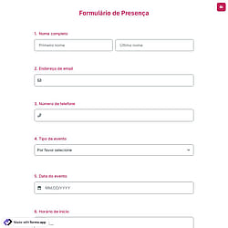 Formulário de Frequência