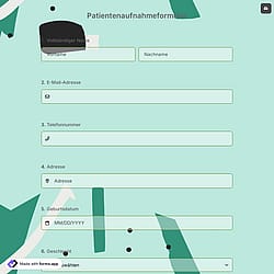 Patientenaufnahmeformular