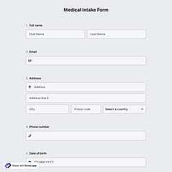 Medical Intake Form