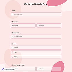 Mental Health Intake Form