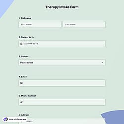 Therapy Intake Form