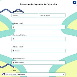 Formulaire de Demande de Colocation