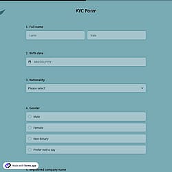 KYC Form