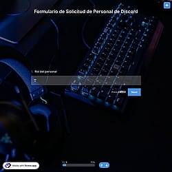 Formulario de Solicitud de Personal de Discord