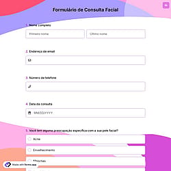 Formulário de Consulta Facial