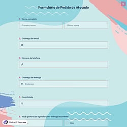 Formulário de Pedido de Atacado
