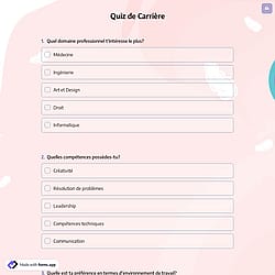 Quiz de Carrière