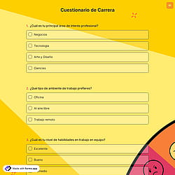 Cuestionario de Carrera