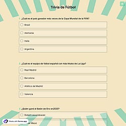 Trivia de Fútbol