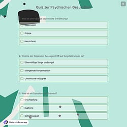 Quiz zur psychischen Gesundheit