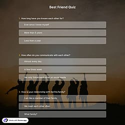 Best Friend Quiz