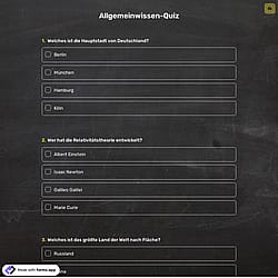Allgemeinwissen-Quiz