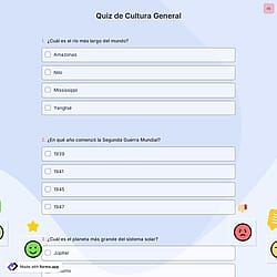 Quiz de Cultura General
