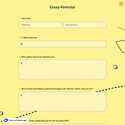 Essay-Formular