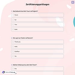 Zertifizierungsprüfung